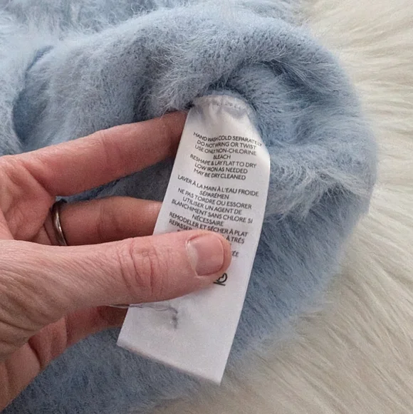 Anthropologie Pilcro Eyelash Short-Sleeve Jumper Crop Cropped Sweater S Small - Picture 6 of 7